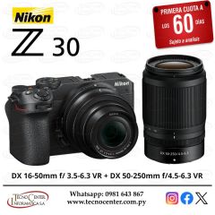 Cámara Nikon Z30 Kit 16-50mm + 50-250mm